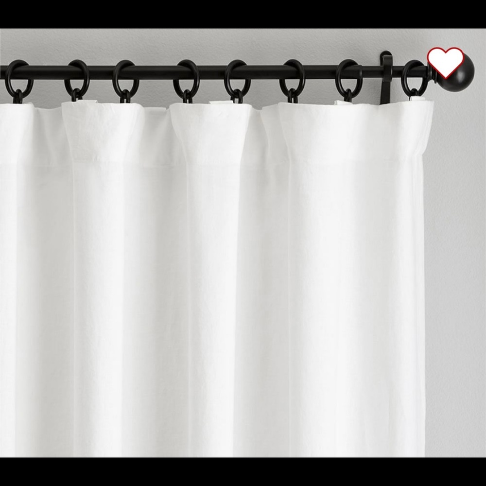 Pottery Barn Belgian Flax Linen Blackout Curtain